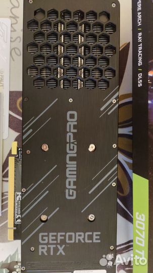 Видеокарта Palit GeForce RTX 3070 Ti на гарантии