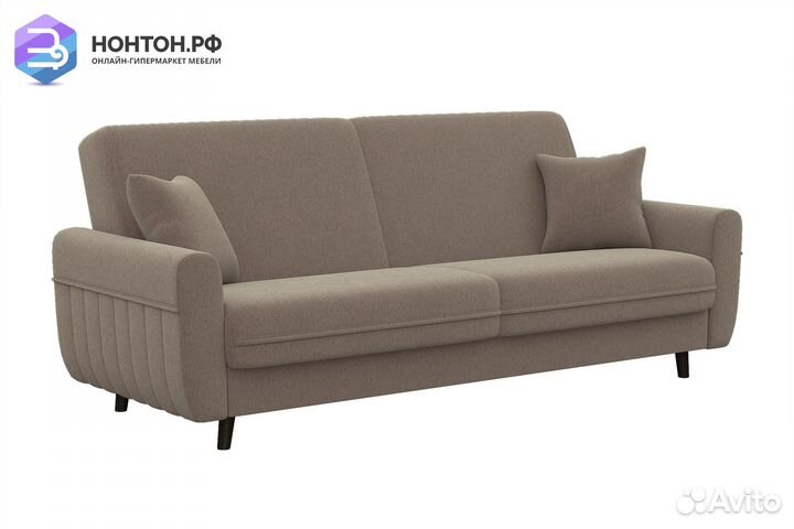 Диван книжка Бриз коричневый