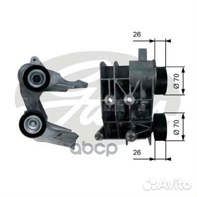 Ролик натяжителя поликлин.ремня 7803-21207 T361