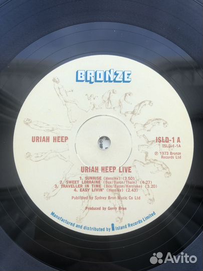2LP Uriah Heep - Uriah Heep Live/ Rock 1973 Orig