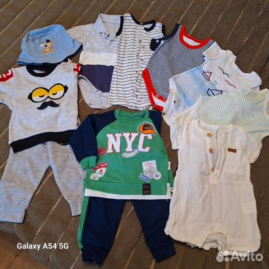 Детские вещи пакетом на мальчика