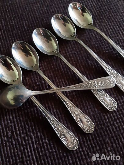 Чайные мельхиоровые ложки Кольчугино