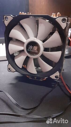 Кулер для процессора снеговик snowman 6теплотрубок