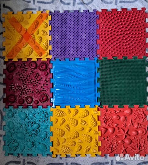 Ортопедический коврик - пазл для детей