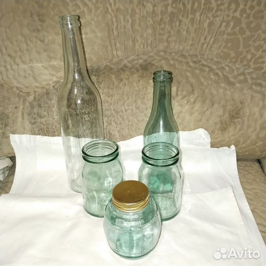 Стеклянные банки и бутылки СССР