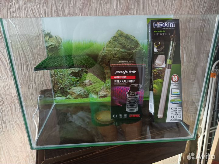 Аквариум 25л для красноухой черепахи