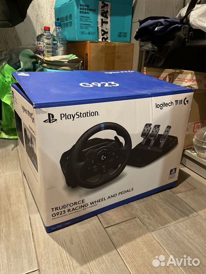 Игровой руль Logitech G923 + шифтер