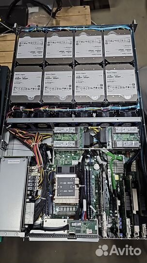 Сервер хранилище supermicro 336 Tb gold 6222V