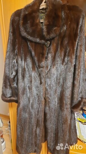Шуба норковая 48 50 бу