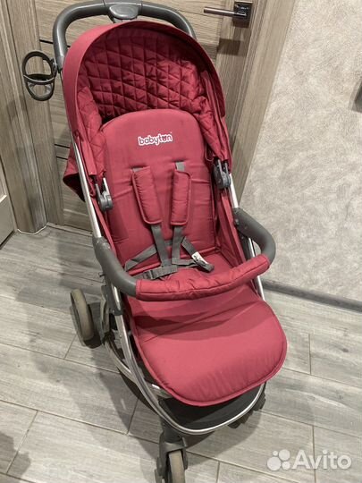 Коляска прогулочная Babyton Cosmo red