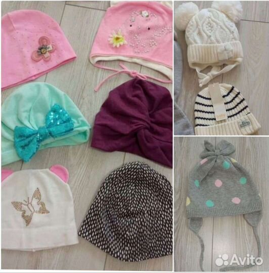 Шапки детские для девочки