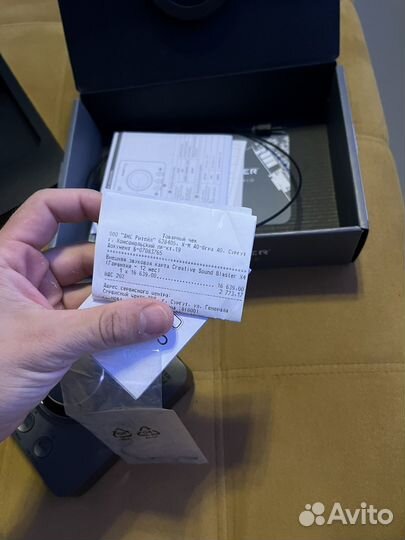 Внешняя звуковая карта creative sound blaster x4