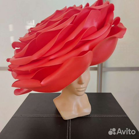 Шляпка в виде цветка для выступлений,фотосессии