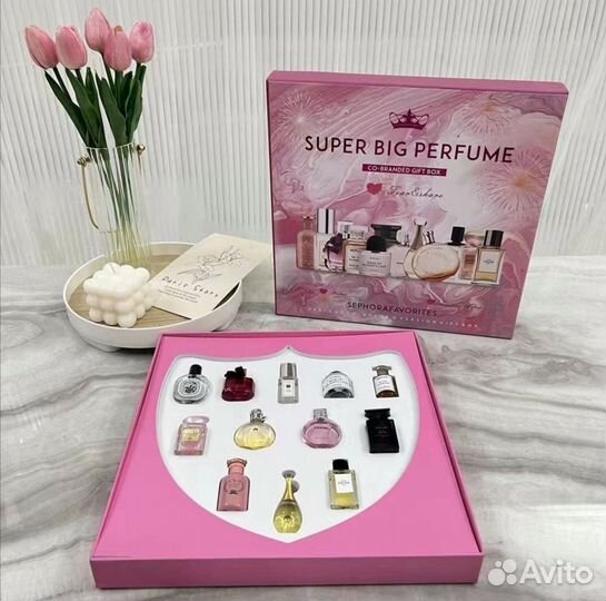 Аромасет 12 женских миниатюр люксовых брендов