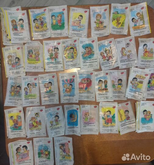 Вкладыши от жвачек love is