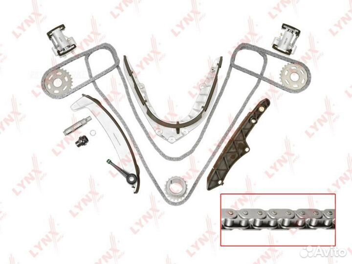 Lynxauto TK-0189 Комплект цепи грм