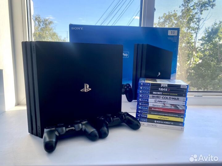 Sony PS4 pro + 100 игр