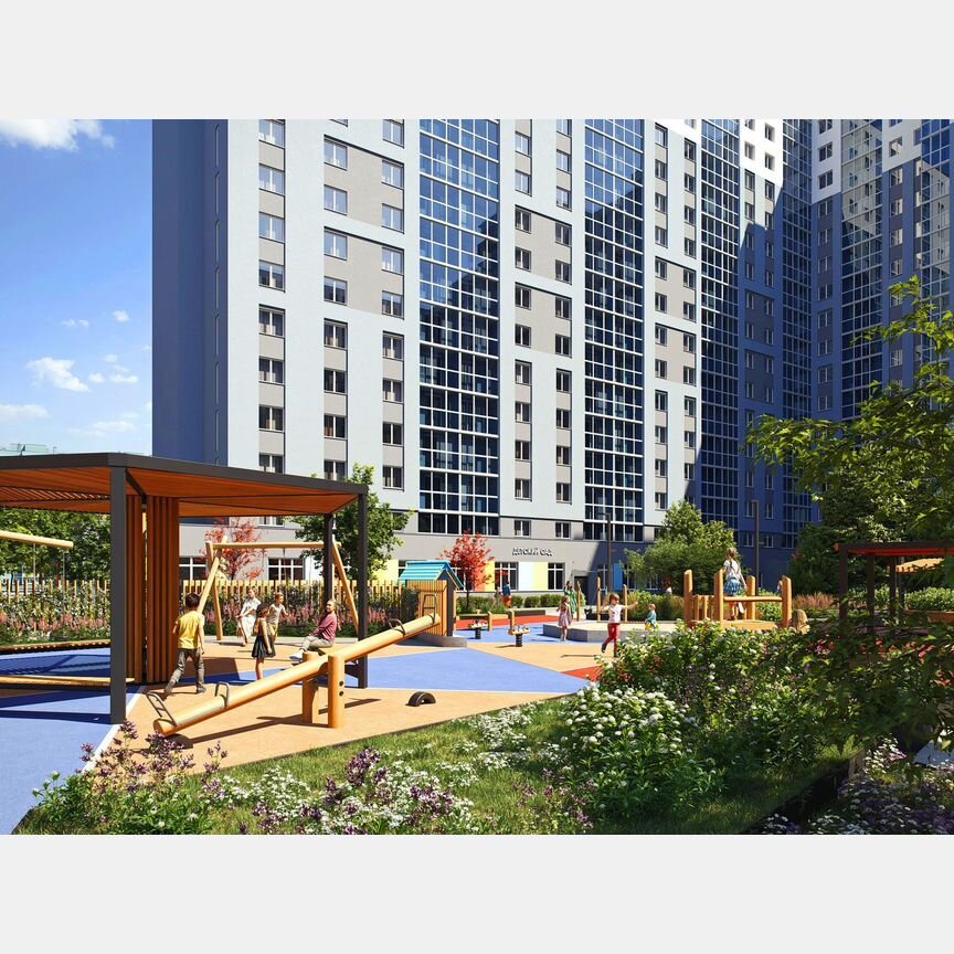 2-к. квартира, 48,6 м², 15/19 эт.
