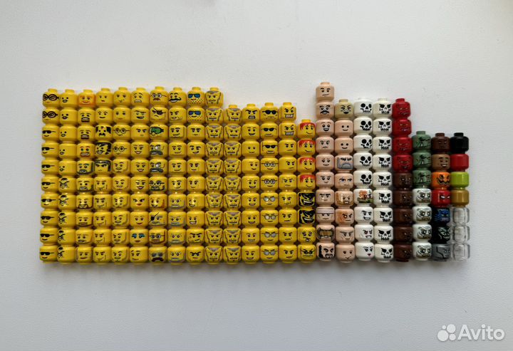 Lego головы от минифигурок