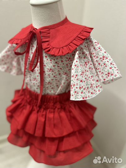 Нарядный летний комплект для девочки 92
