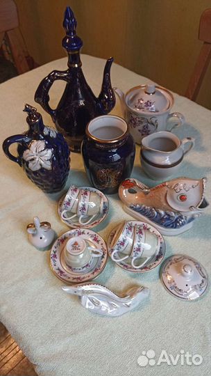 Фарфор, хрусталь, стекло времён СССР