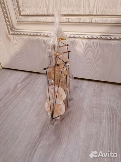 Корабль из ракушек сувенир