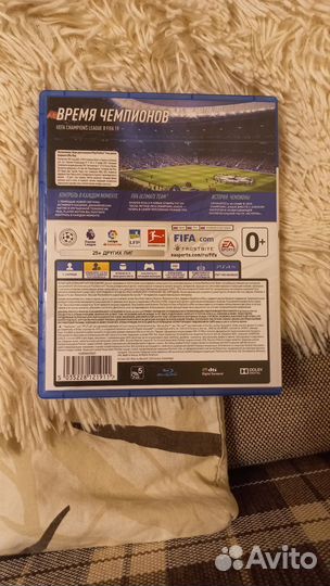 Диски fifa 19 и fifa 18 для ps4