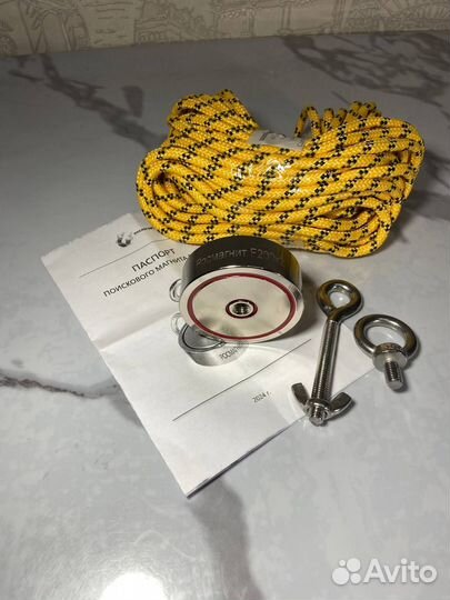 Поисковой магнит Росмагнит 200x2 +веревка