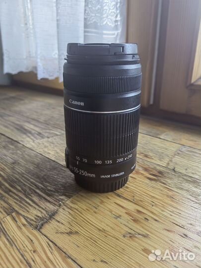 Объектив canon 55-250mm ef-s