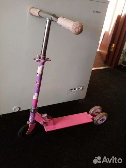 Самокат детский трехколесный бу