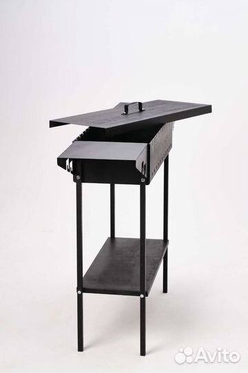 Мангал в сборе толщина 5 мм с крышкой