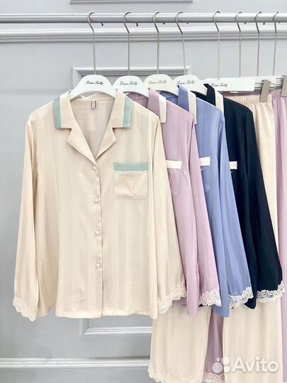 Victoria secret пижама шелк