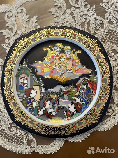 Тарелка с рисунками