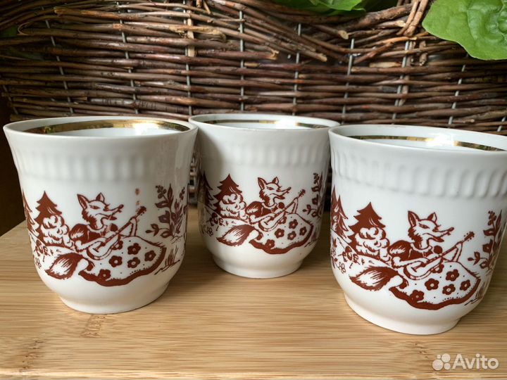 Винтаж СССР Кружки детские