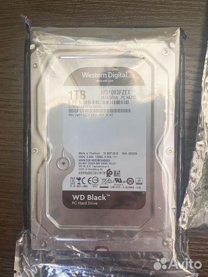 HDD WD black 1tb жесткий диск