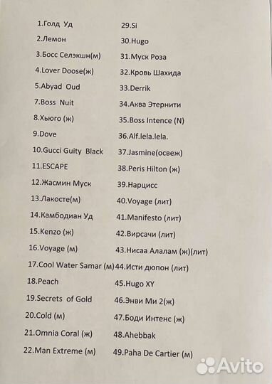 Парфюм Масляные ароматы оптом