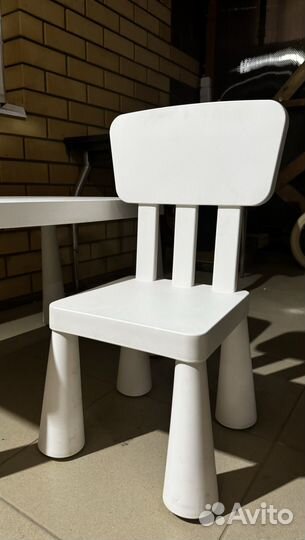 Стол и стул IKEA mammut