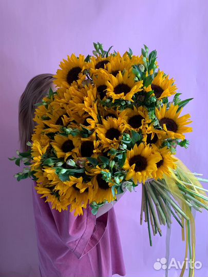 Подсолнухи букеты