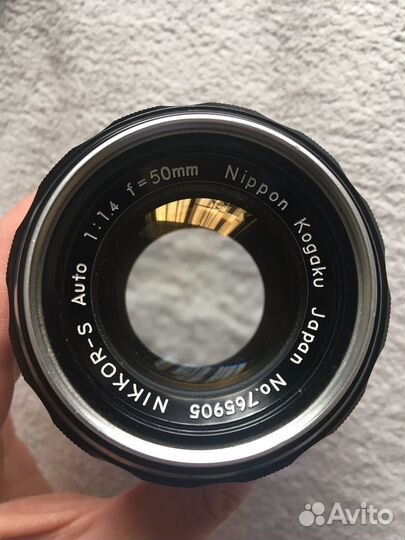 Объектив Nikon Nikkor-S Auto 1:1.4 f50mm