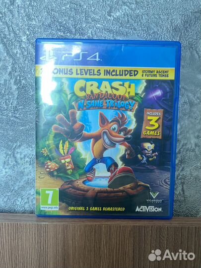 Crash bandicoot ps4 диск