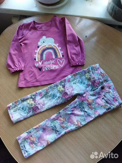 Вещи пакетом на девочку 98