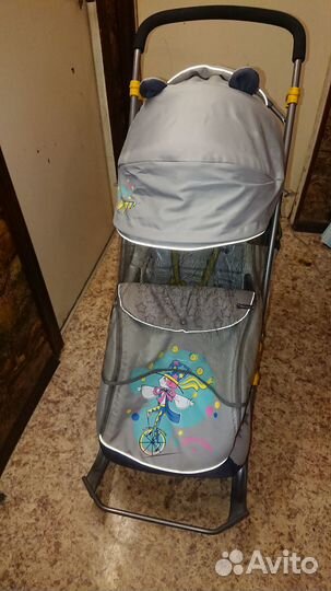 Санки коляска ника детям 7