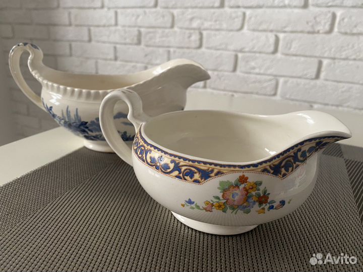 Соусники и блюдо для оливок винтаж Англия