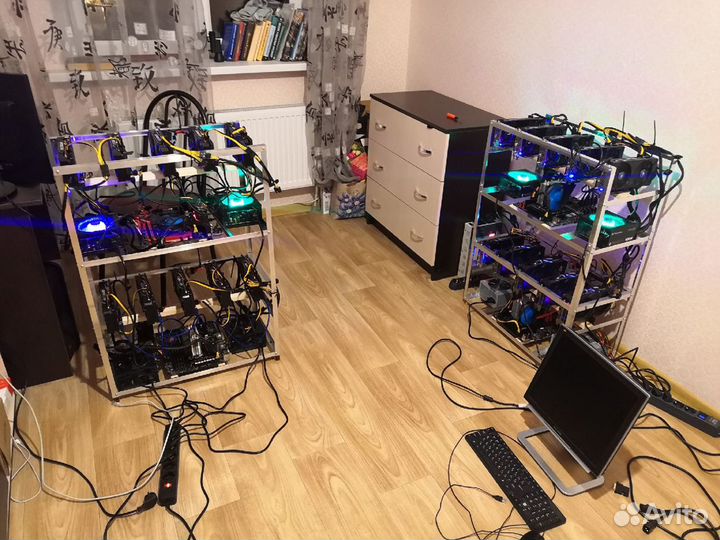 Сборка, настройка, сопровождение майнинг ферм