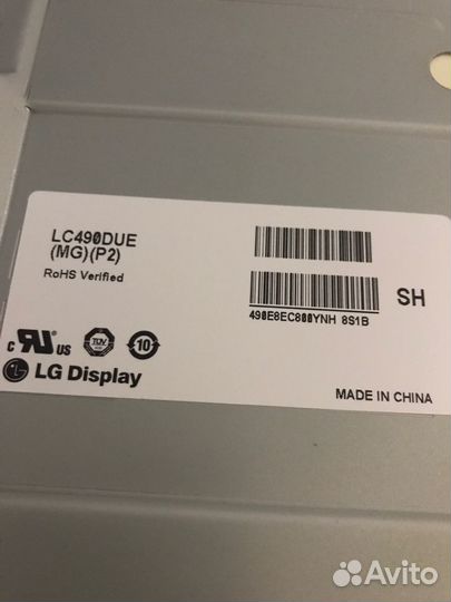 6870C-0481A с тв LG 49LF620V