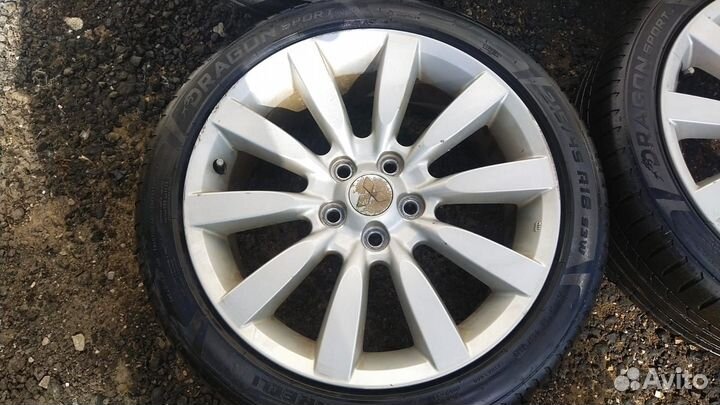 Колеса в сборе оригинальные 215/45/18 Лансер 10