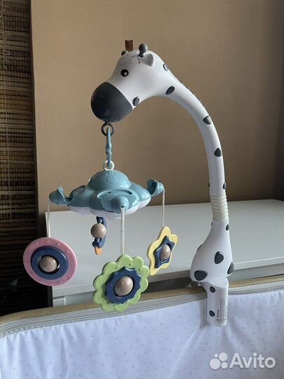 Мобиль Жираф Zeimas (белый)