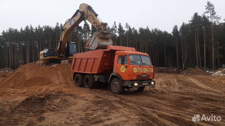 Песок щебень доставка