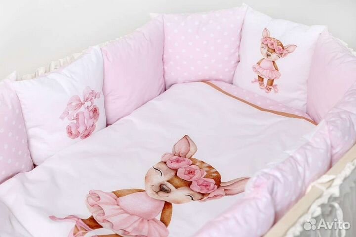 Бортики в детскую кроватку