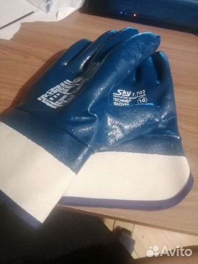 Перчатки-краги с нитрильным покрытием 7.703